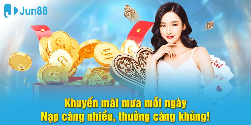 Ưu đãi được cập nhật hàng ngày cho người chơi